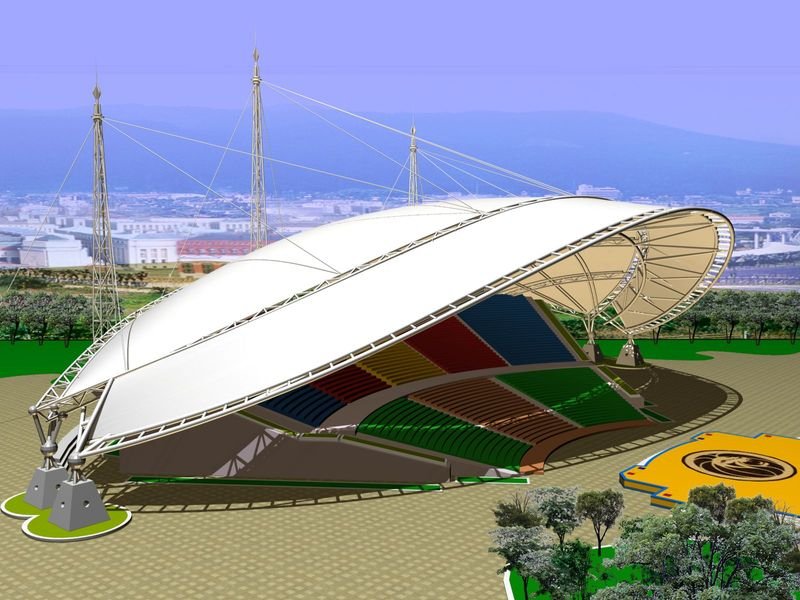 上海体育场膜结构